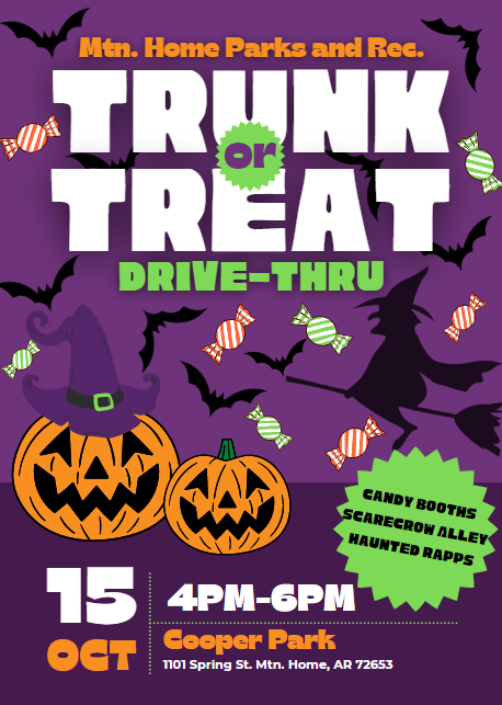 Trunk or Treat poster for October 15, 2022